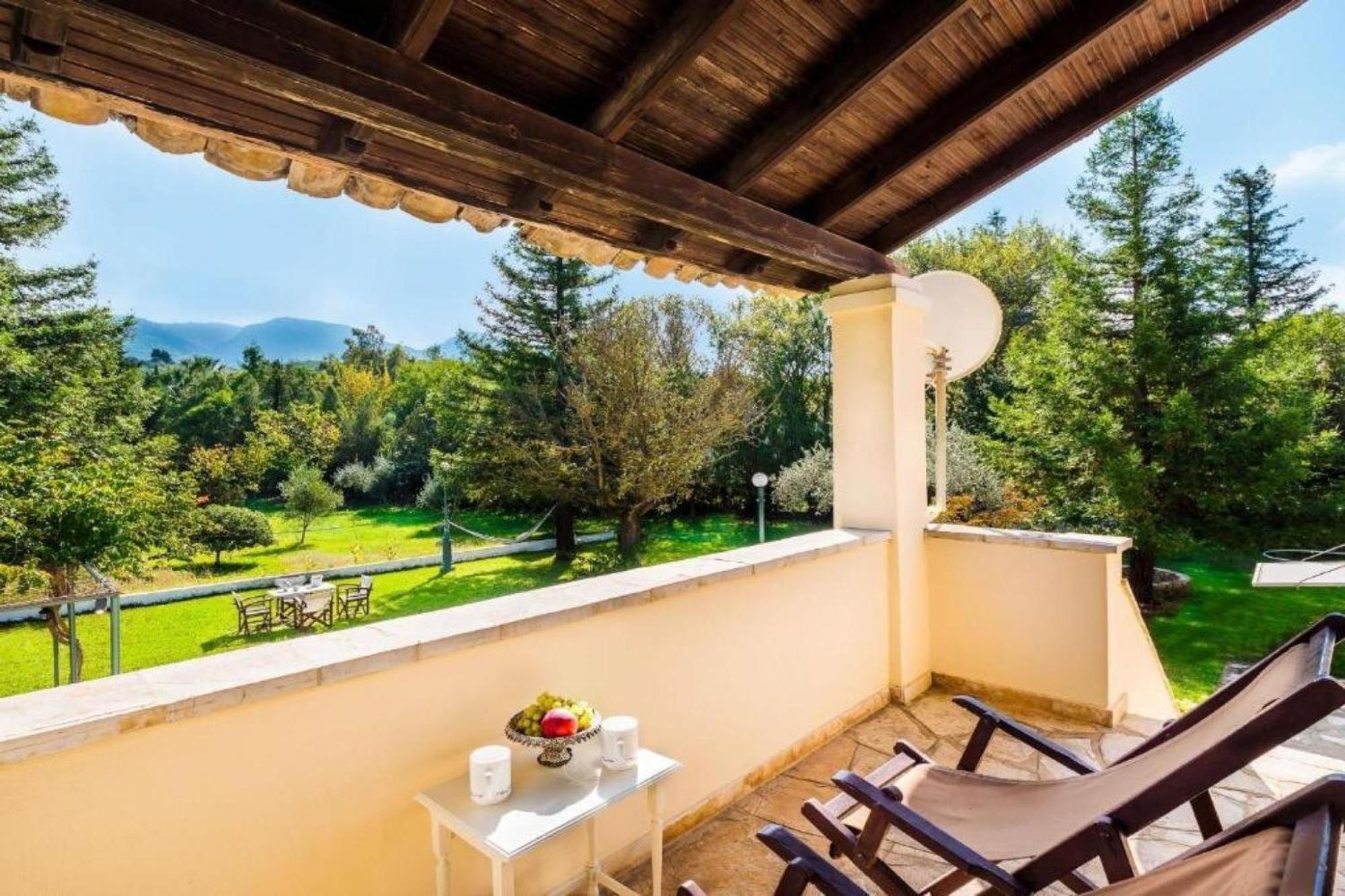 Вилла Secret Garden House - Private Garden With Pool Ахарави Экстерьер фото