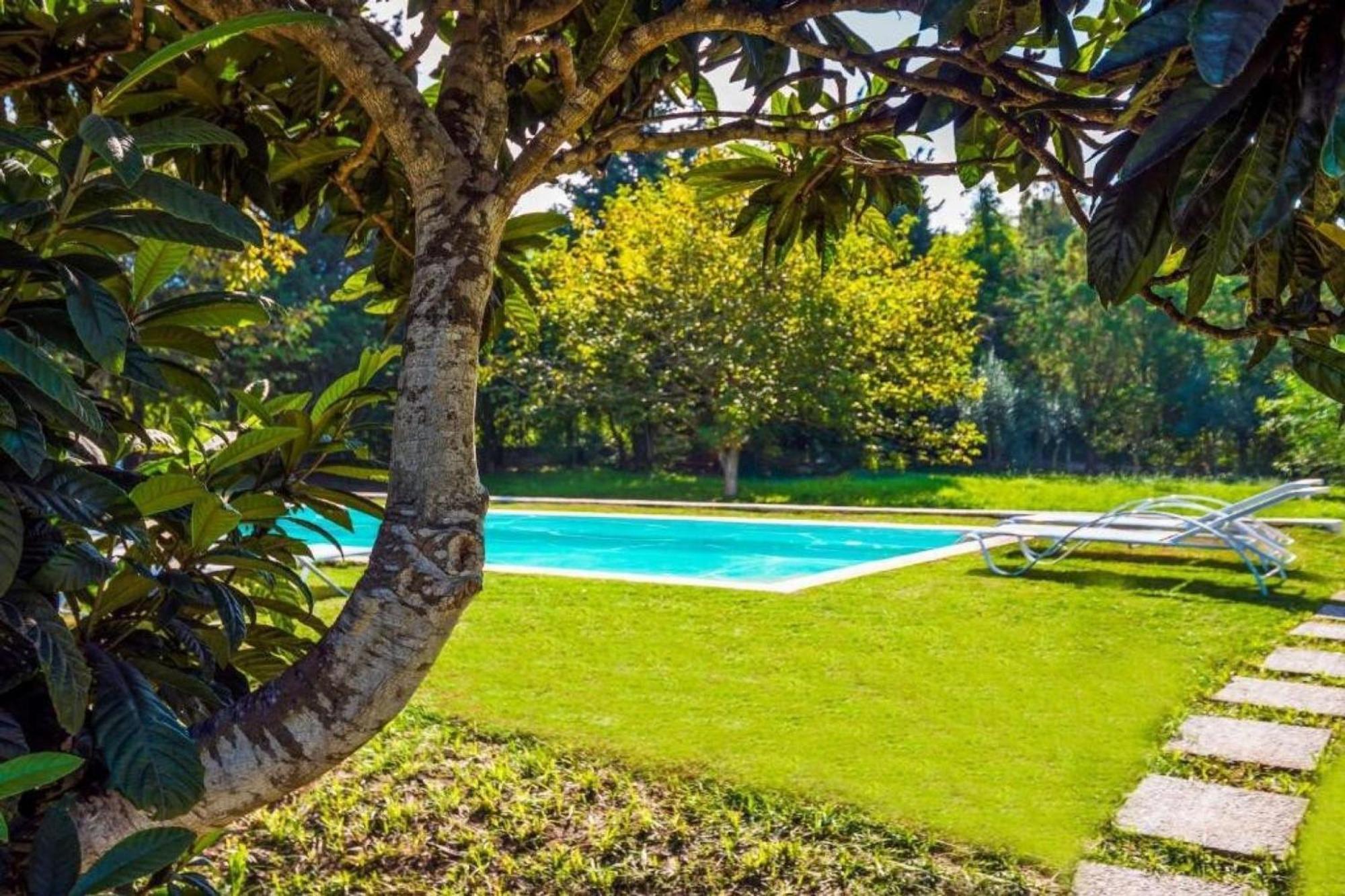 Вилла Secret Garden House - Private Garden With Pool Ахарави Экстерьер фото